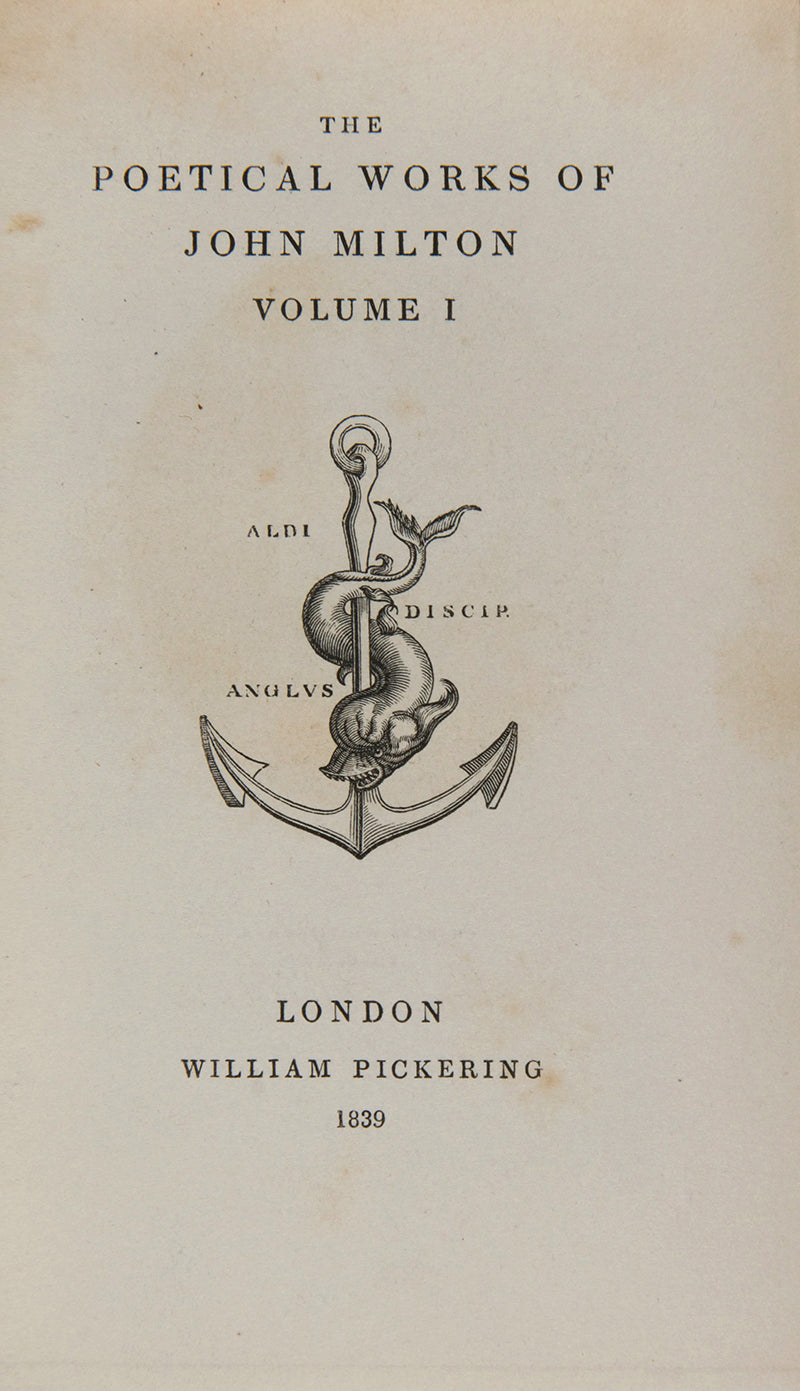 The poetical works of one of literature's classic figures. This collection contains Milton's seminal work, Paradise Lost.