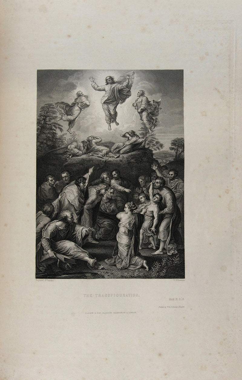 A beautifully illustrated and bound family bible.