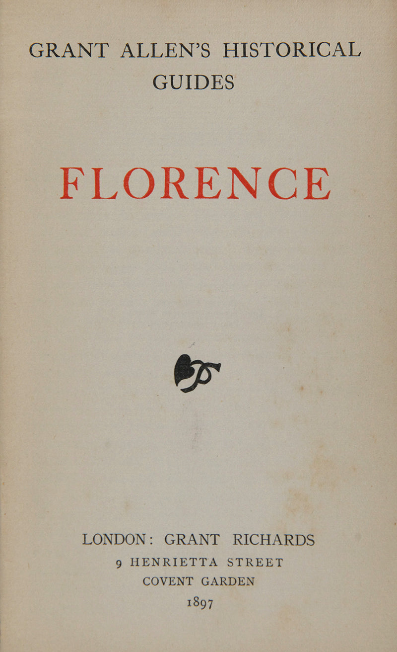 First edition of this historical guide