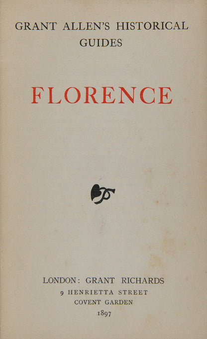 First edition of this historical guide