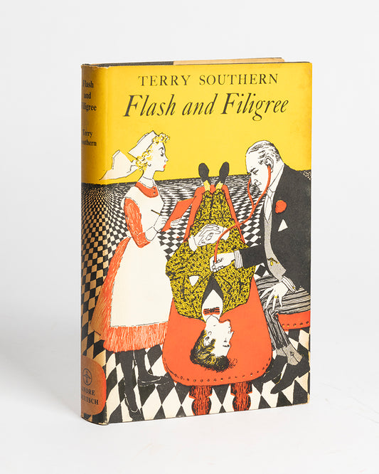 First edition of Flash and Filigree by Terry Southern, the author's first novel.