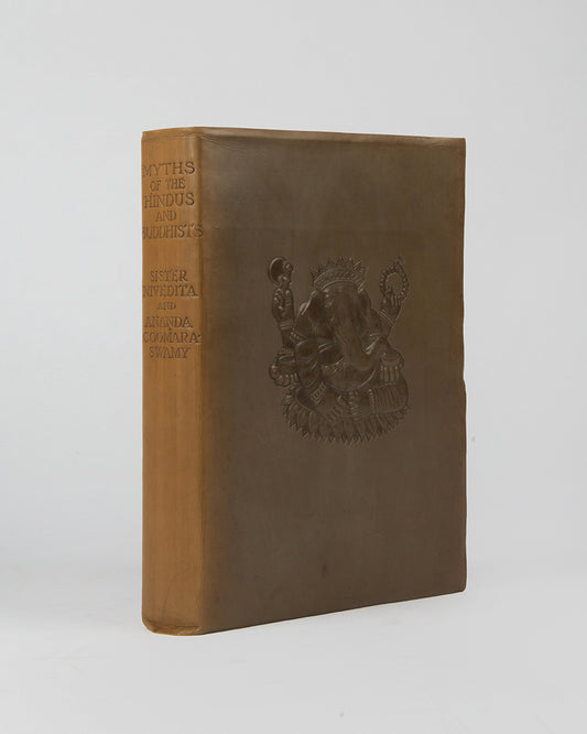 First edition Myths of the Hindus and Buddhists by Ananda Coomaraswamy, in a deluxe embossed binding.