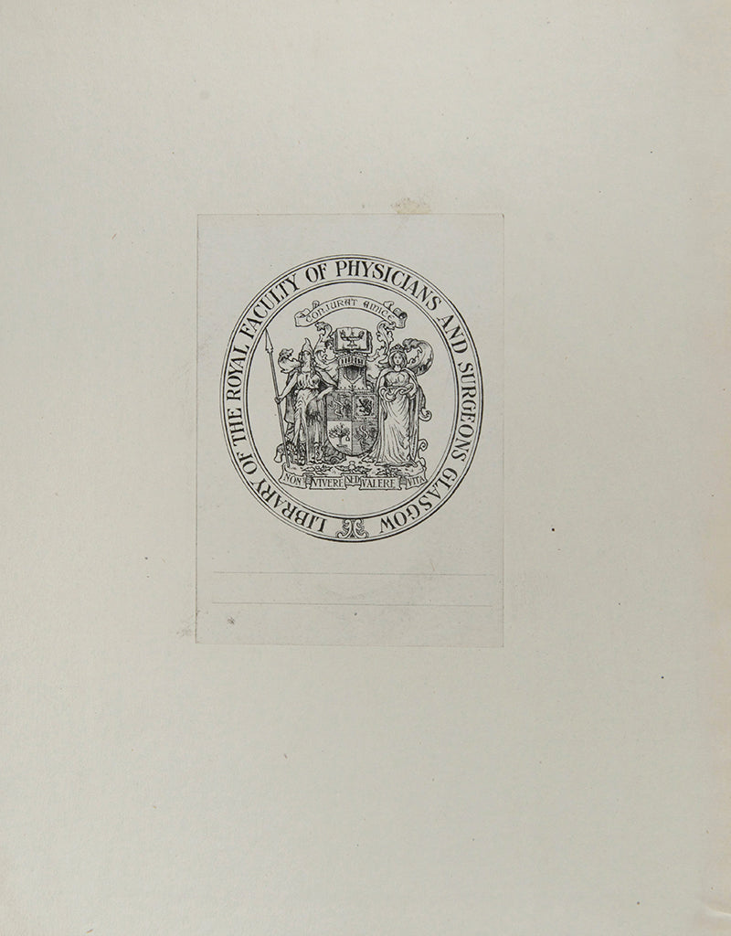 First edition of A Streptothrix Isolated from the Spleen of a Leper by W. G. Liston, a scarce scientific paper printed in India.
