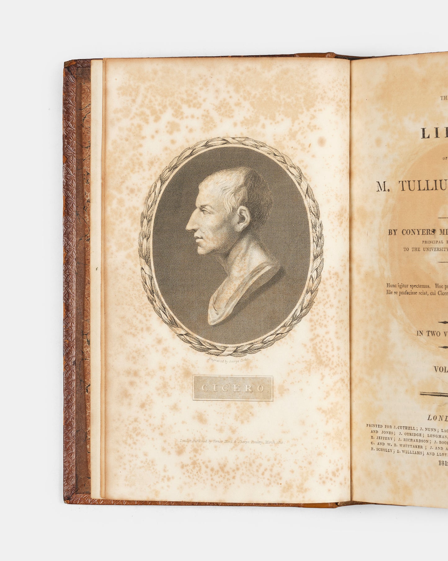 A later edition of Conyers Middleton's life of the Roman statesman Cicero, first published in 1741