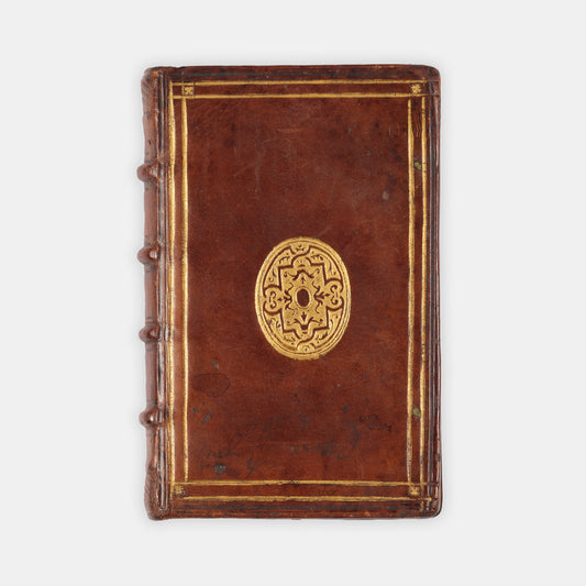 An early edition in English of Sir Anthony Fitzherbert's practical manual The Newe Boke of Justices of Peace, in a contemporary English gilt tooled binding