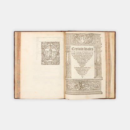 The first edition in English of Niccolò Machiavelli's The Arte of Warre, translated out of the Italian original by Peter Whitehorne