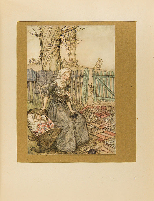 A lovely edition of Charles Perrault's Mother Goose Old Nursery Rhymes, beautifully illustrated by Arthur Rackham and including many well-known ones such as, Hickory-Dickory-Dock.