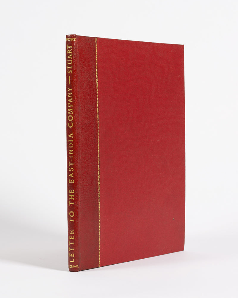 First edition of A Letter to the Honourable Directors of the East-India Company by Andrew Stuart, an important letter about the controversy surrounding the arrest of George Pigot, Governor of Madras, in 1776