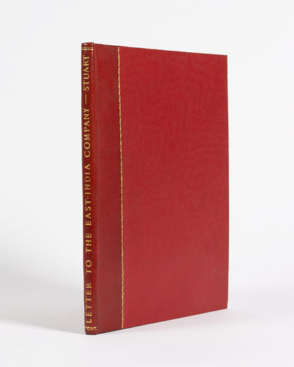 First edition of A Letter to the Honourable Directors of the East-India Company by Andrew Stuart, an important letter about the controversy surrounding the arrest of George Pigot, Governor of Madras, in 1776