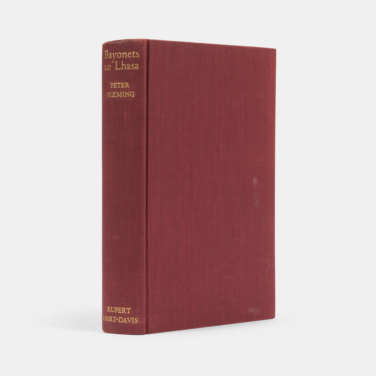 First edition with dust jacket, of Peter Fleming's Bayonets to Lhasa, the story of Younghusband's military expedition to Tibet which had been conceived by Lord Curzon as part the 'Great Game' against Russia.
