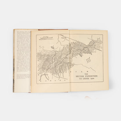 First edition with dust jacket, of Peter Fleming's Bayonets to Lhasa, the story of Younghusband's military expedition to Tibet which had been conceived by Lord Curzon as part the 'Great Game' against Russia.