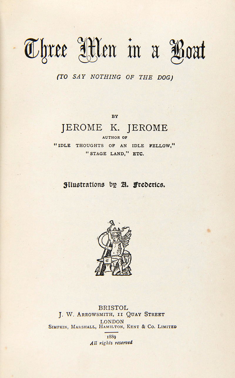 Three Men in a Boat is considered an important work of the Victorian comic texts, affording the reader a genuine insight into the morals and social mores of the period.