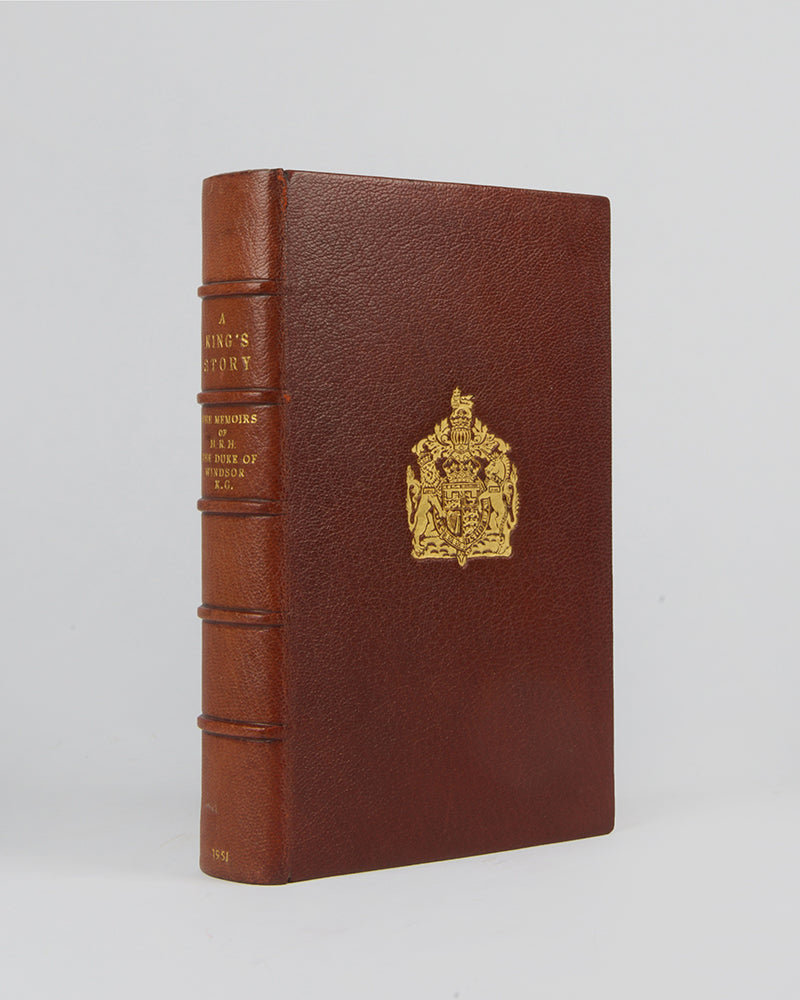 This limited edition copy of A King's Story follows The Duke of Windsor's own journey to becoming King, and henceforth his time after, up to 1951 twenty-one years before his death.