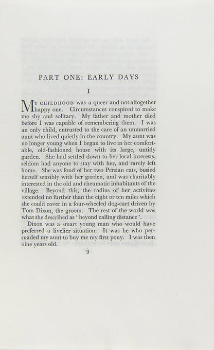 The signed limited edition of Fox-Hunting Man by Siegfried Sassoon was published one month following the fist trade edition.