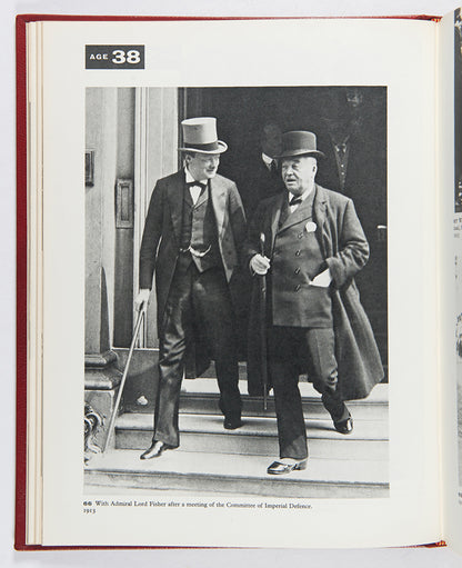 A signed first and only edition of an Eightieth Birthday Tribute to Sir Winston Churchill, one of only 3,000 copies containing a plethora of photographs