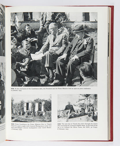 A signed first and only edition of an Eightieth Birthday Tribute to Sir Winston Churchill, one of only 3,000 copies containing a plethora of photographs