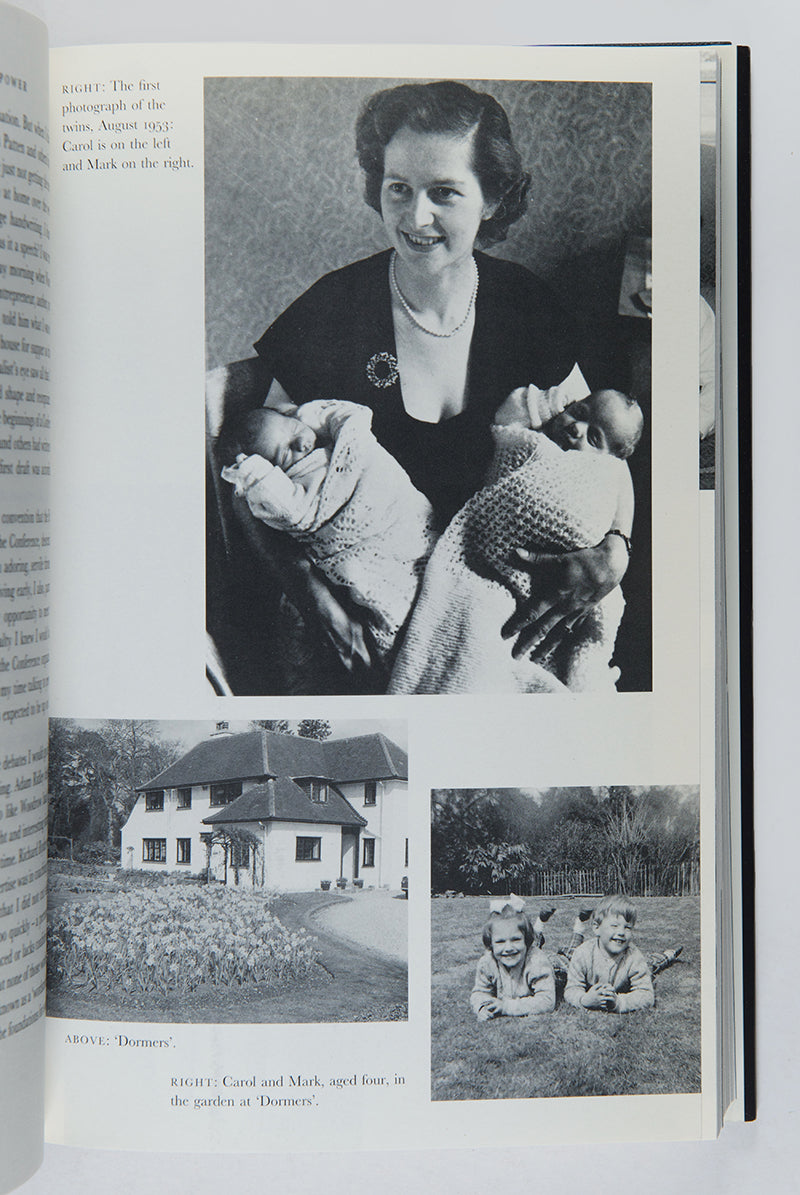 A first edition of Margaret Thatcher's autobiography The Path to Power, signed by Lady Thatcher on the title page