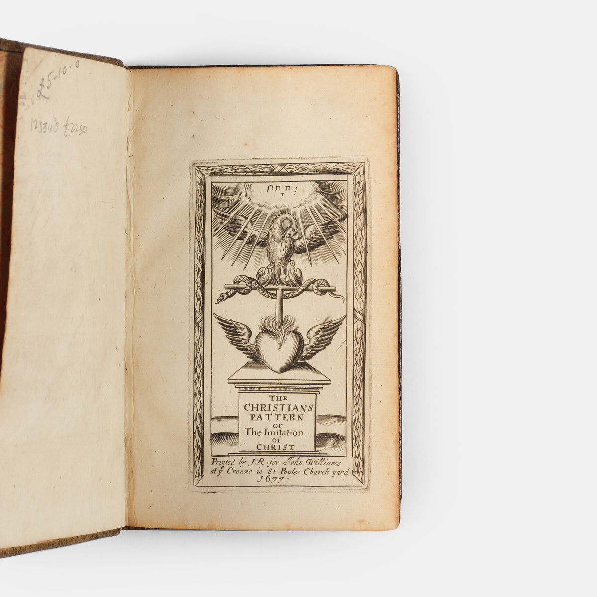 A near fine example of an English semi-sombre binding enclosing Thomas à Kempis' great spiritual meditation, De Imitatione Christi in English translation