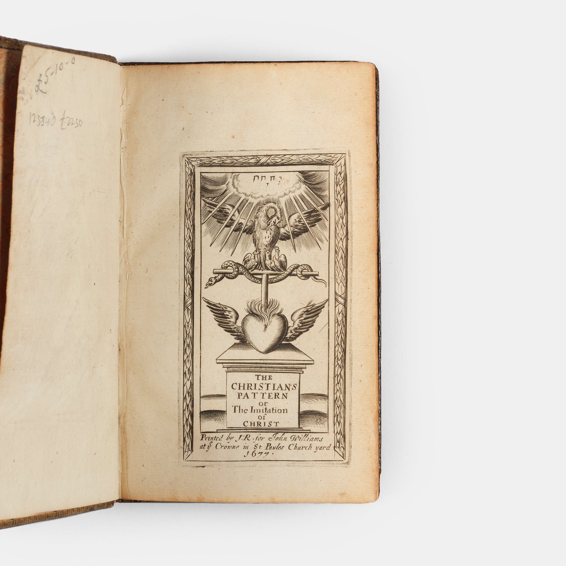 A near fine example of an English semi-sombre binding enclosing Thomas à Kempis' great spiritual meditation, De Imitatione Christi in English translation