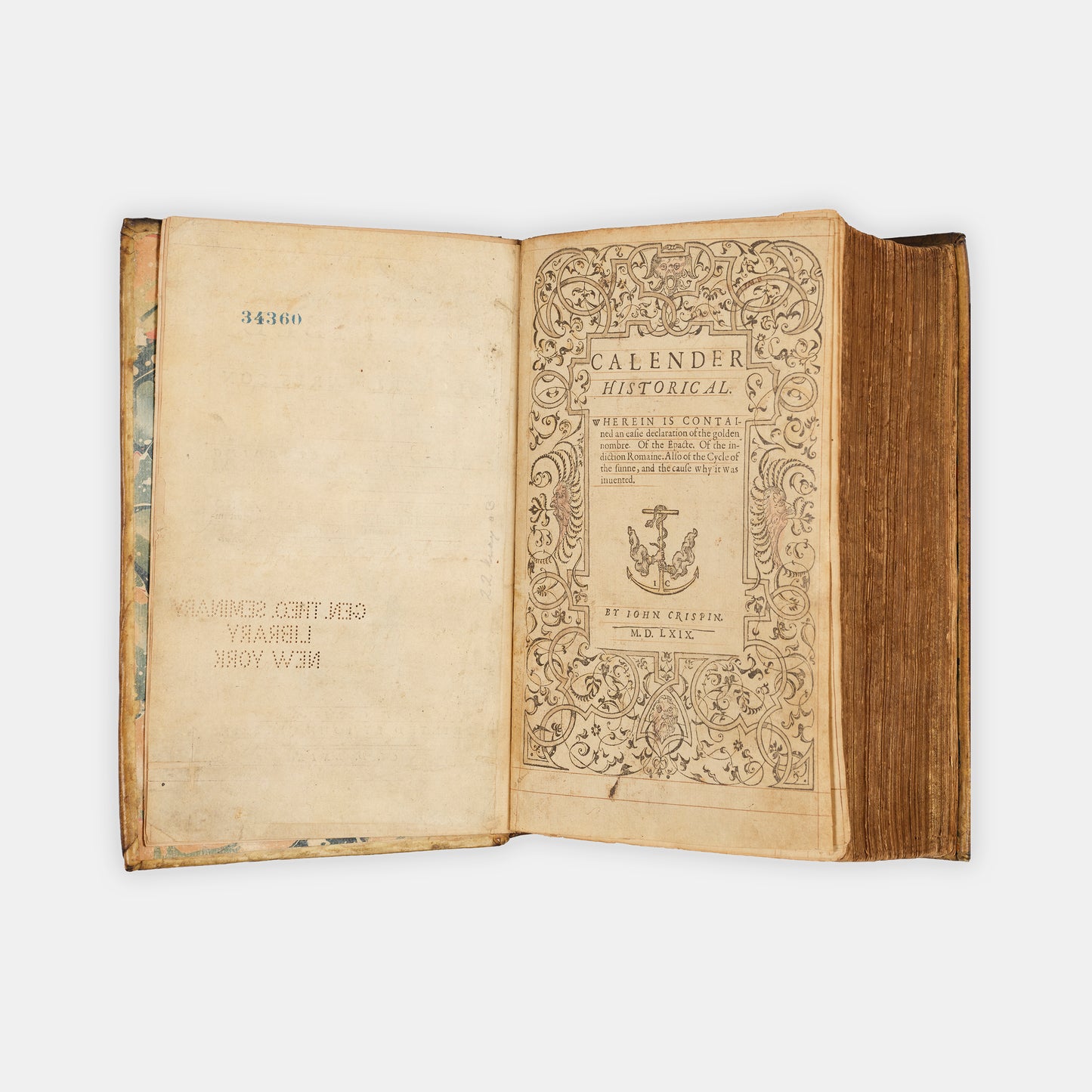 A remarkable copy of the second quarto edition of the Geneva Bible, complete with hand-coloured woodcut illustrations and 5 maps, and bound in seventeenth-century vellum gilt onlaid in red morocco