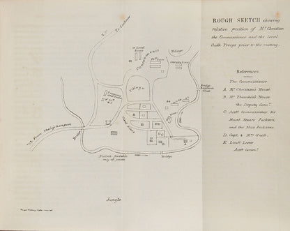 First edition of Narrative of the Mutinies in Oude by G Hutchinson, a sarce firsthand account of the events of the Indian Rebellion in Oudh.