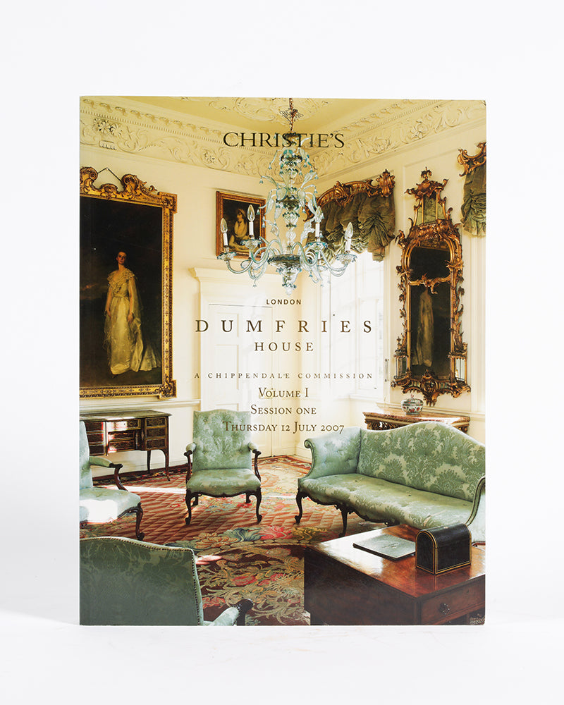 An auction catalogue for the sale that never happened - The Dumfries House Chippendale Commission by Christie's.
