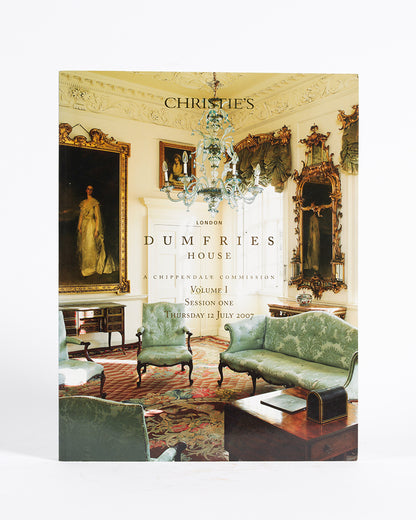 An auction catalogue for the sale that never happened - The Dumfries House Chippendale Commission by Christie's.