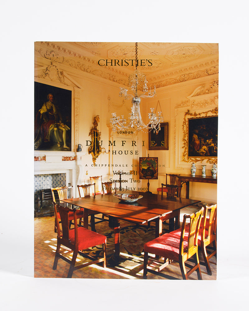 An auction catalogue for the sale that never happened - The Dumfries House Chippendale Commission by Christie's.