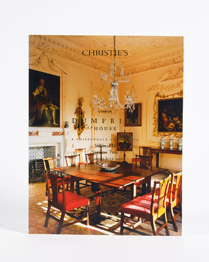 An auction catalogue for the sale that never happened - The Dumfries House Chippendale Commission by Christie's.