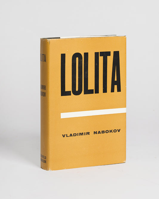 A lovely example of the first UK edition, first impression of Vladimir Nabokov's controversial novel, Lolita