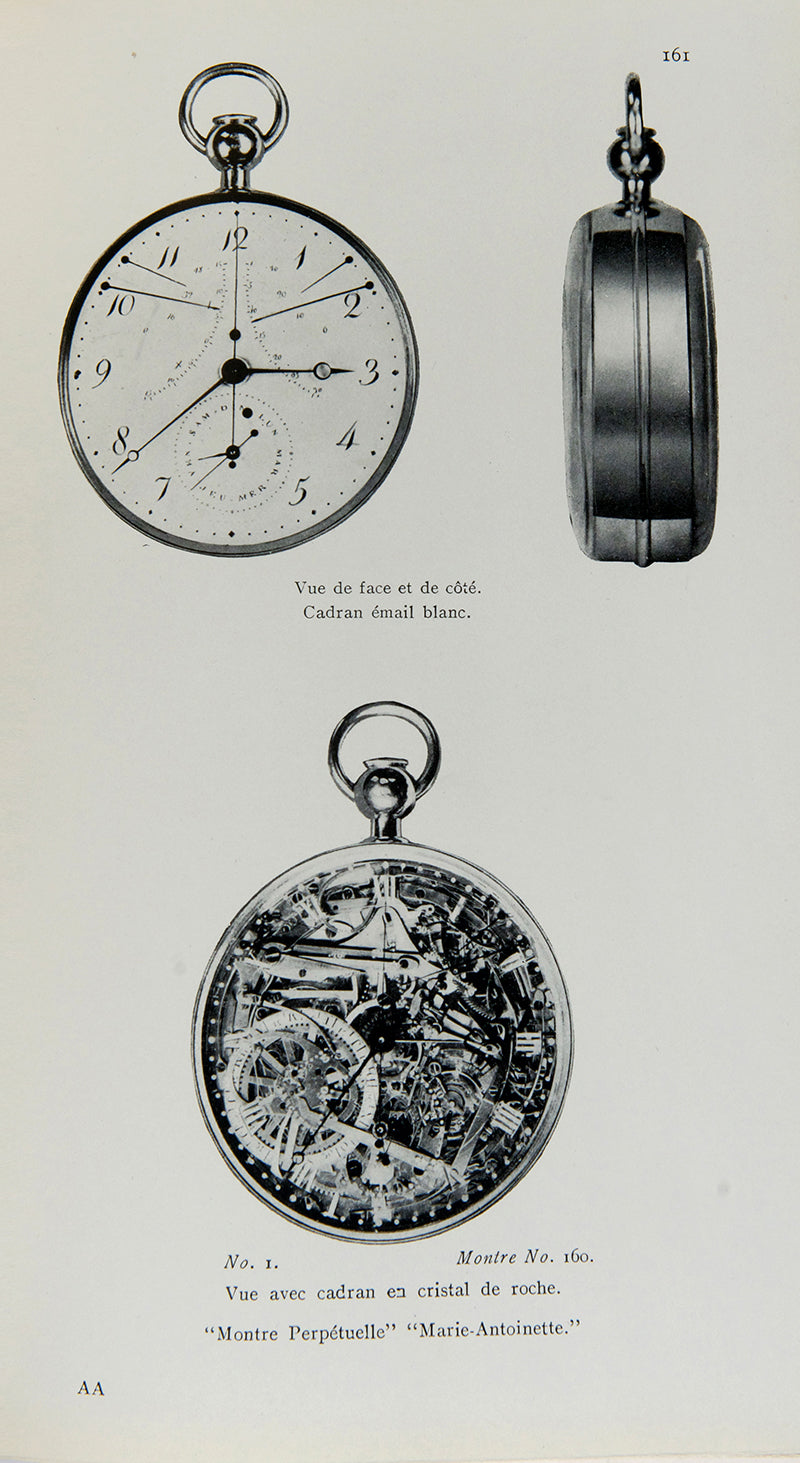 Important study of Breguet watches and watchmaking. 