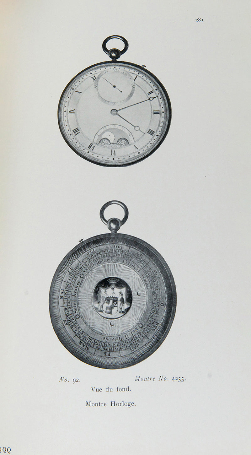 Important study of Breguet watches and watchmaking. 