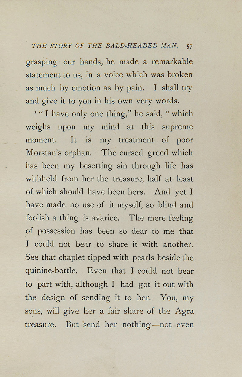 A first edition of the second Holmes novel, The Sign of Four by Arthur Conan Doyle.