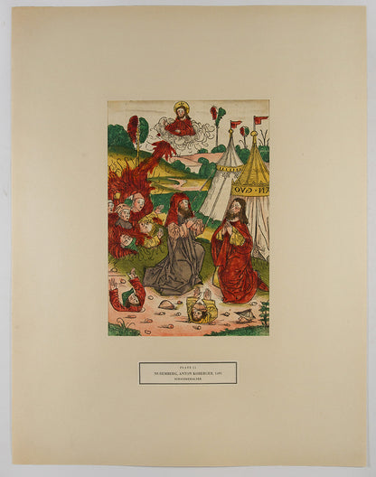 One of the rarest and most desirable plate books of the early 20th century, W.L. Schreiber's Woodcuts from Books of the 15th Century houses 55 incunable leaves, all with woodcut illustrations, and including 20 leaves in hand colour.