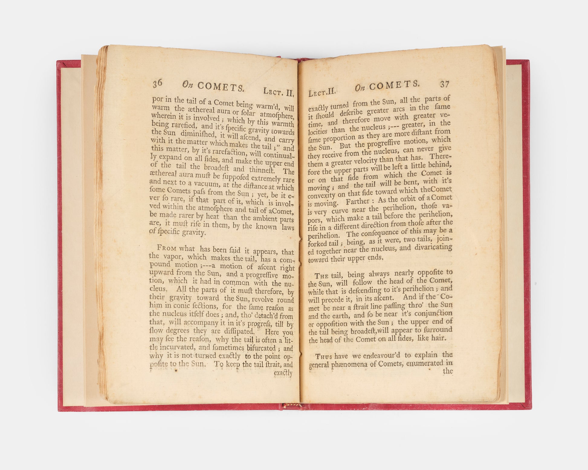 First edition of John Winthrop's book Two Lectures on Comets, published in 1759 to coincide with the 1758/1759 appearance of Halley's Comet. 