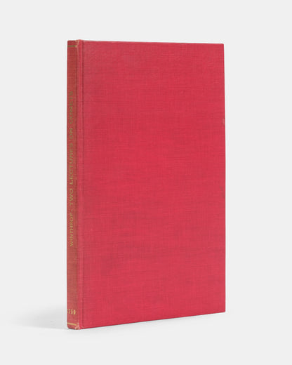 First edition of John Winthrop's book Two Lectures on Comets, published in 1759 to coincide with the 1758/1759 appearance of Halley's Comet. 