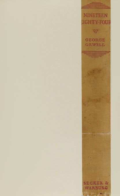 George Orwell's Nineteen-Eighty-Four is one of the landmark novels of the 20th century and a classic of dystopian literature, the basis for the eponymous film