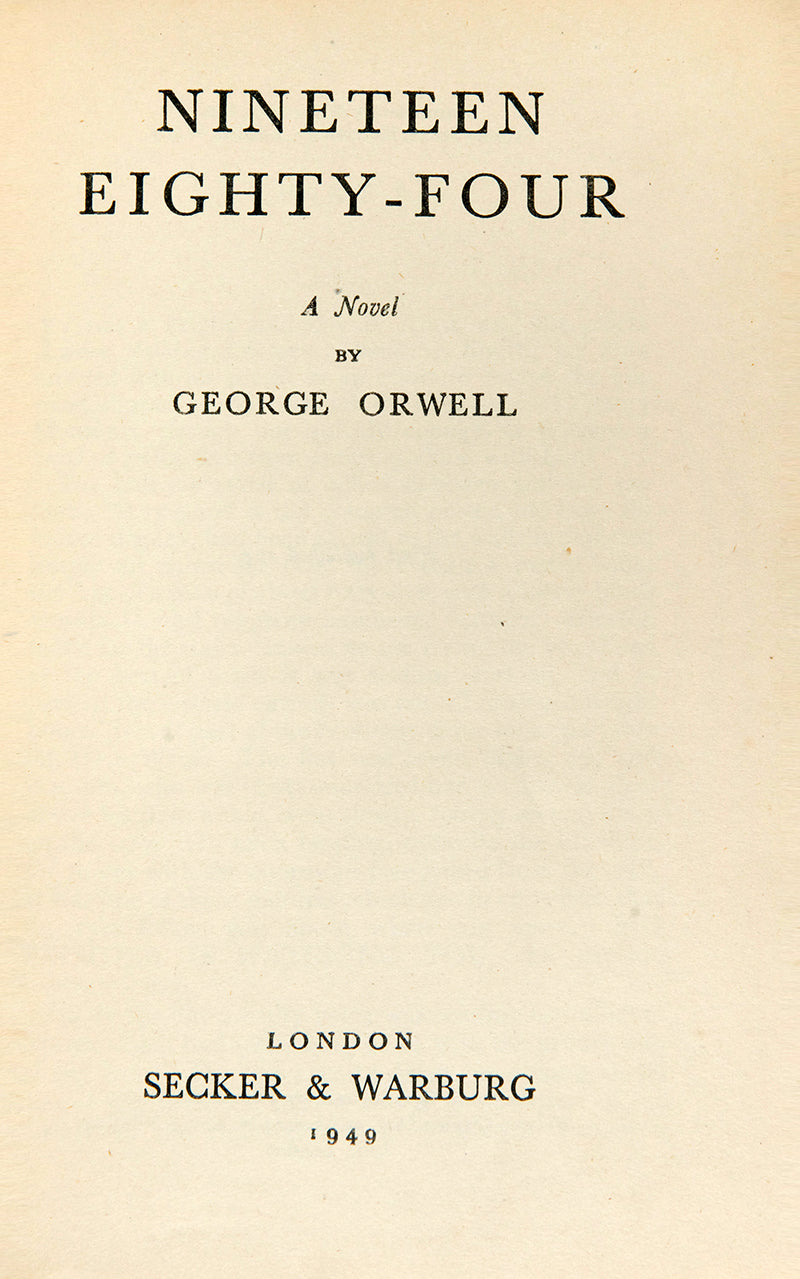 George Orwell's Nineteen-Eighty-Four is one of the landmark novels of the 20th century and a classic of dystopian literature, the basis for the eponymous film