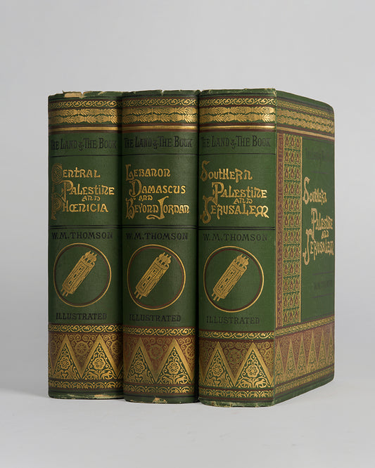 Unsual to find all three volumes in this condition and in this decorative binding. 