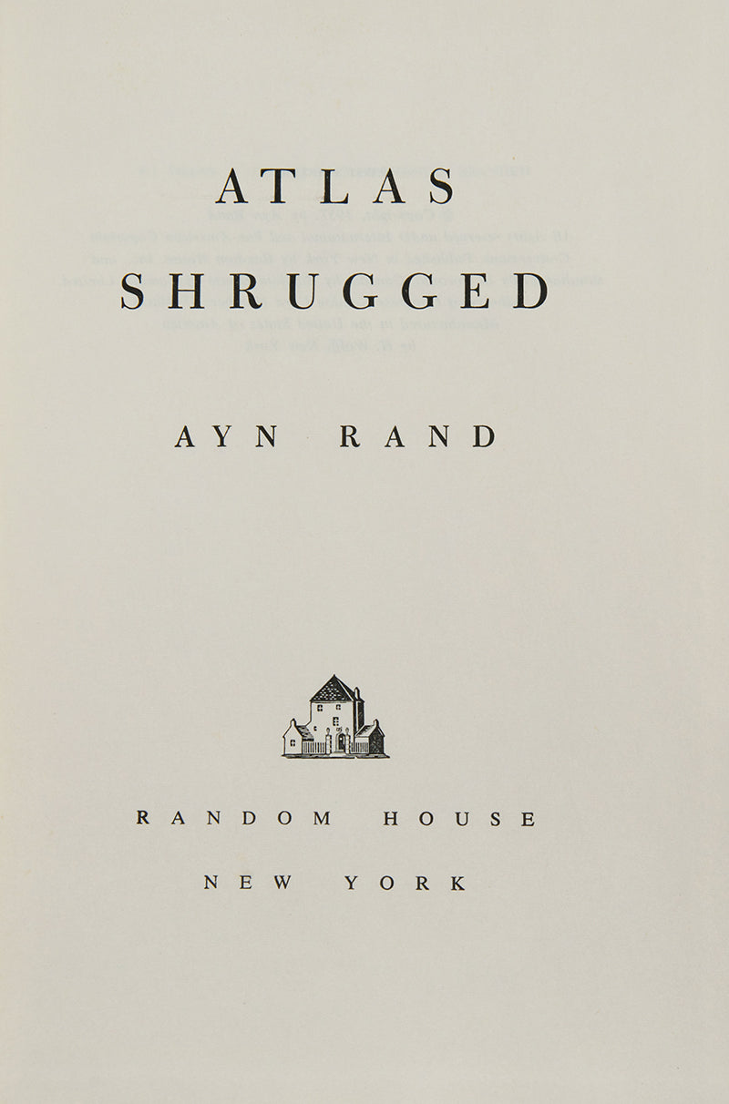Atlas Shrugged.
