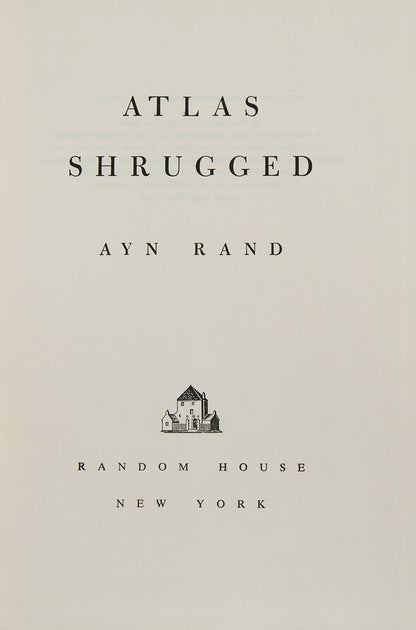 Atlas Shrugged.