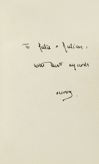 First edition, inscribed by the author, of Dr Oliver Sacks' Awakenings, the story of his use of the drug L-DOPA to treat victims of encephalitis lethargica epidemic of the 1920s. 