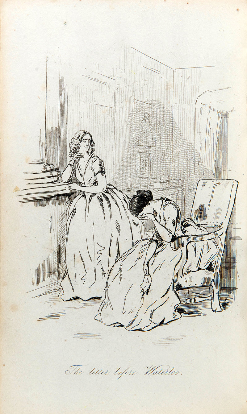 A first edition of William Makepeace Thackeray's seminal novel, Vanity Fair.