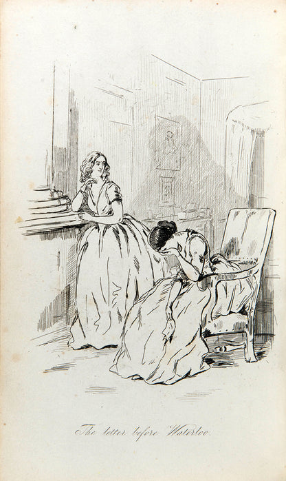A first edition of William Makepeace Thackeray's seminal novel, Vanity Fair.