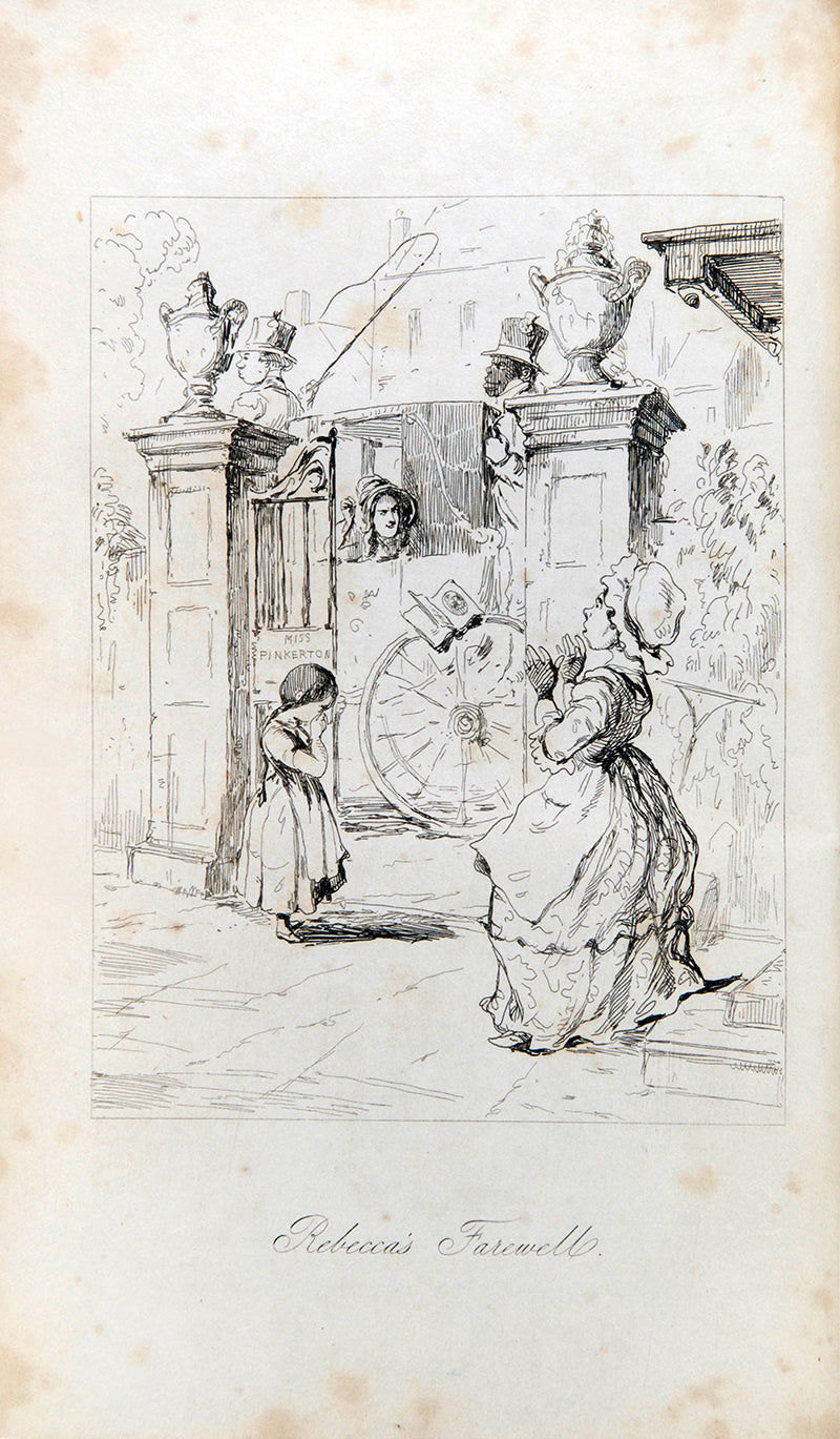 A first edition of William Makepeace Thackeray's seminal novel, Vanity Fair.