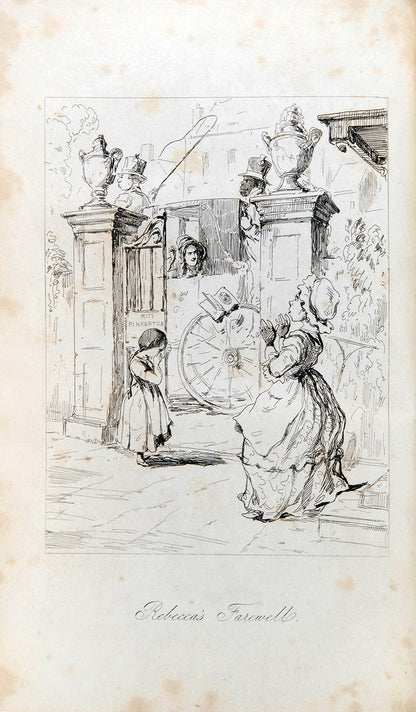 A first edition of William Makepeace Thackeray's seminal novel, Vanity Fair.