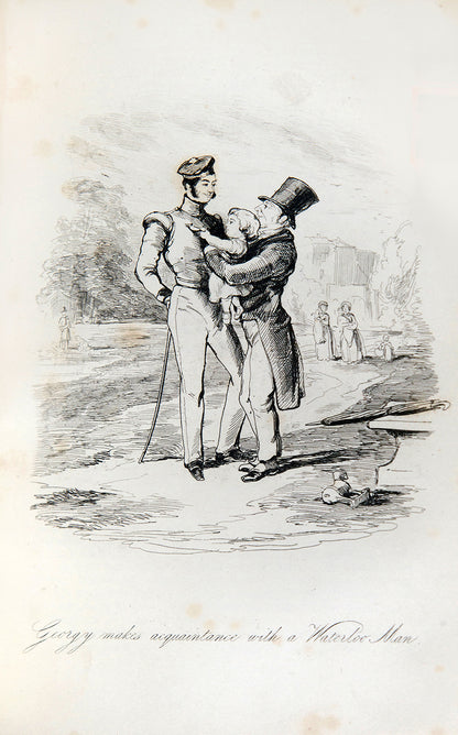 A first edition of William Makepeace Thackeray's seminal novel, Vanity Fair.