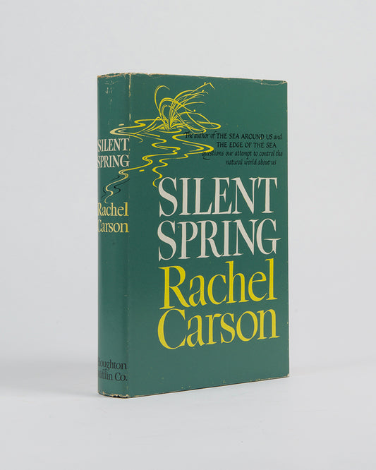 First edition of Rachel Carson's landmark work, Silent Spring, credited by many as the book that laid the foundations for the modern environmentalist movement. 