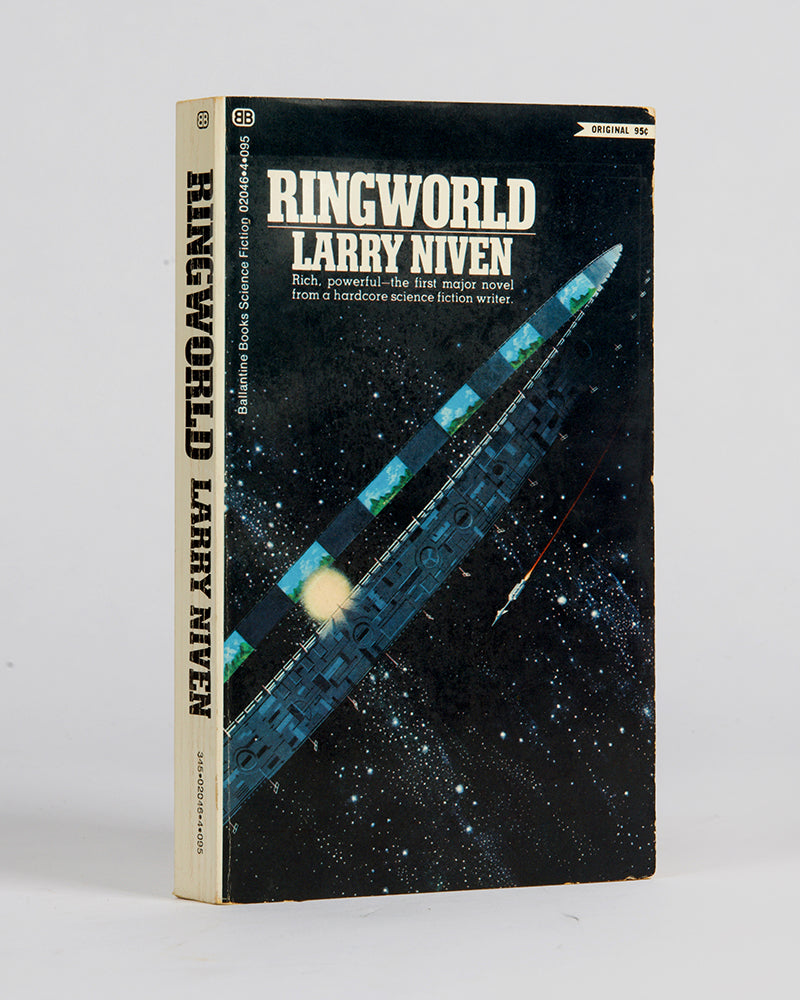 A true first edition of Larry Niven's Ringworld, signed by the author on the title page. 