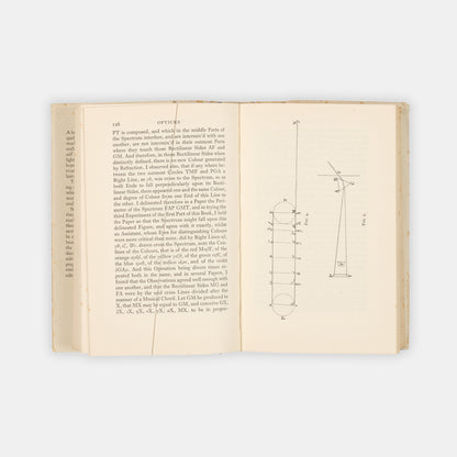 Fifth edition of Newton's Opticks, the first published since the fourth edition of 1730, and the first with Albert Einstein's foreword. An unusually nice copy in the uncommon diust jacket.